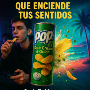 POPA UP SOUR CREAM & ONION: ¡CRUJE TU MOMENTO!