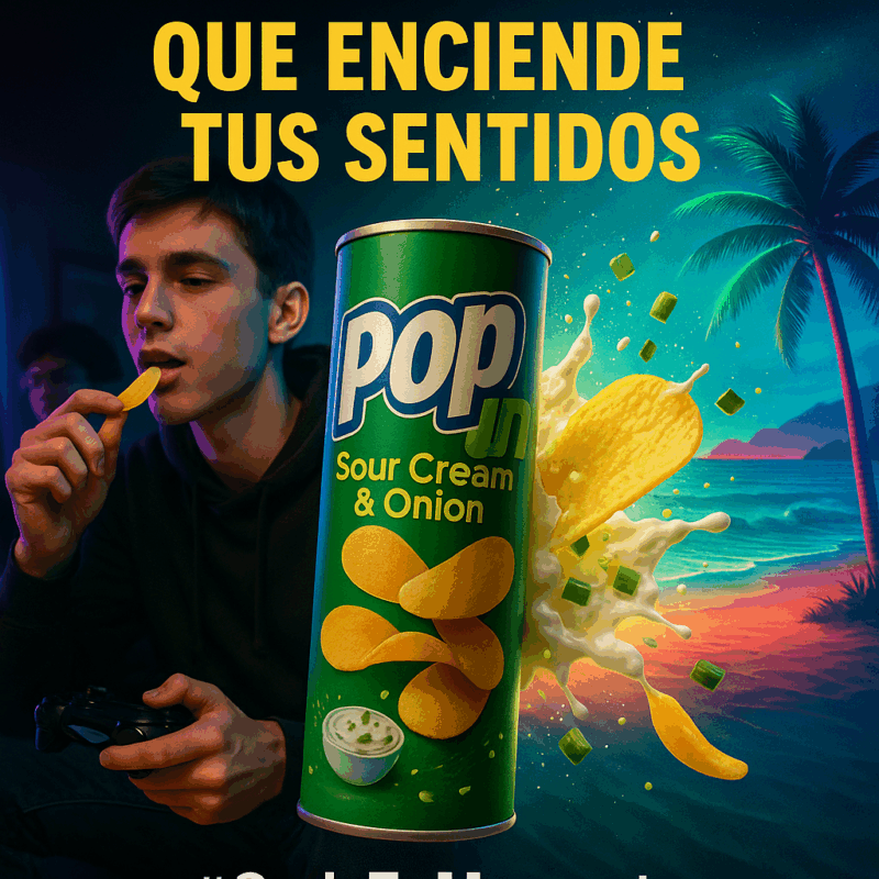 POPA UP SOUR CREAM & ONION: ¡CRUJE TU MOMENTO!