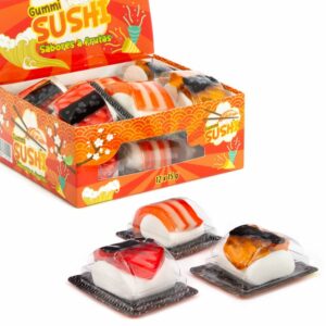 Gummy Sushi – Bandeja de Gominolas con Forma de Sushi | Chuches Originales y Divertidas